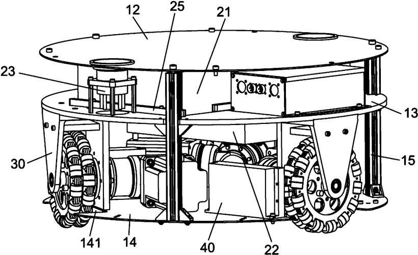 一种移动机器人三角底盘总成专利_专利申请于2016-06-27_专利查询